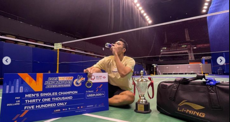 Jonatan Christie Perkecil Ketinggalan Indonesia di Final Piala Thomas