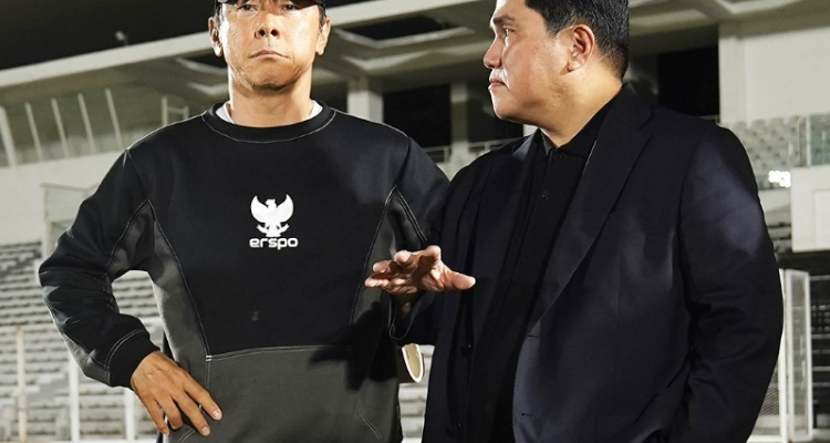 Erick Thohir Ingatkan Shin Tae-yong untuk Serius Matangkan Taktik