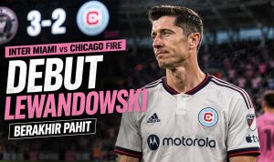 Inter Miami vs Chicago Fire: Suarez Rusak Debut Lewandowski