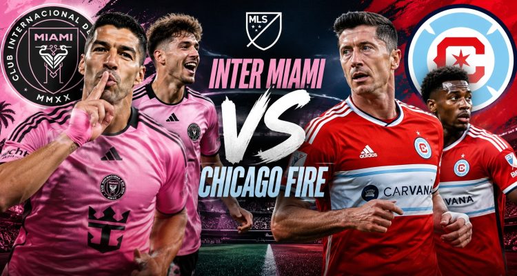 Inter Miami vs Chicago Fire: Suarez Rusak Debut Lewandowski