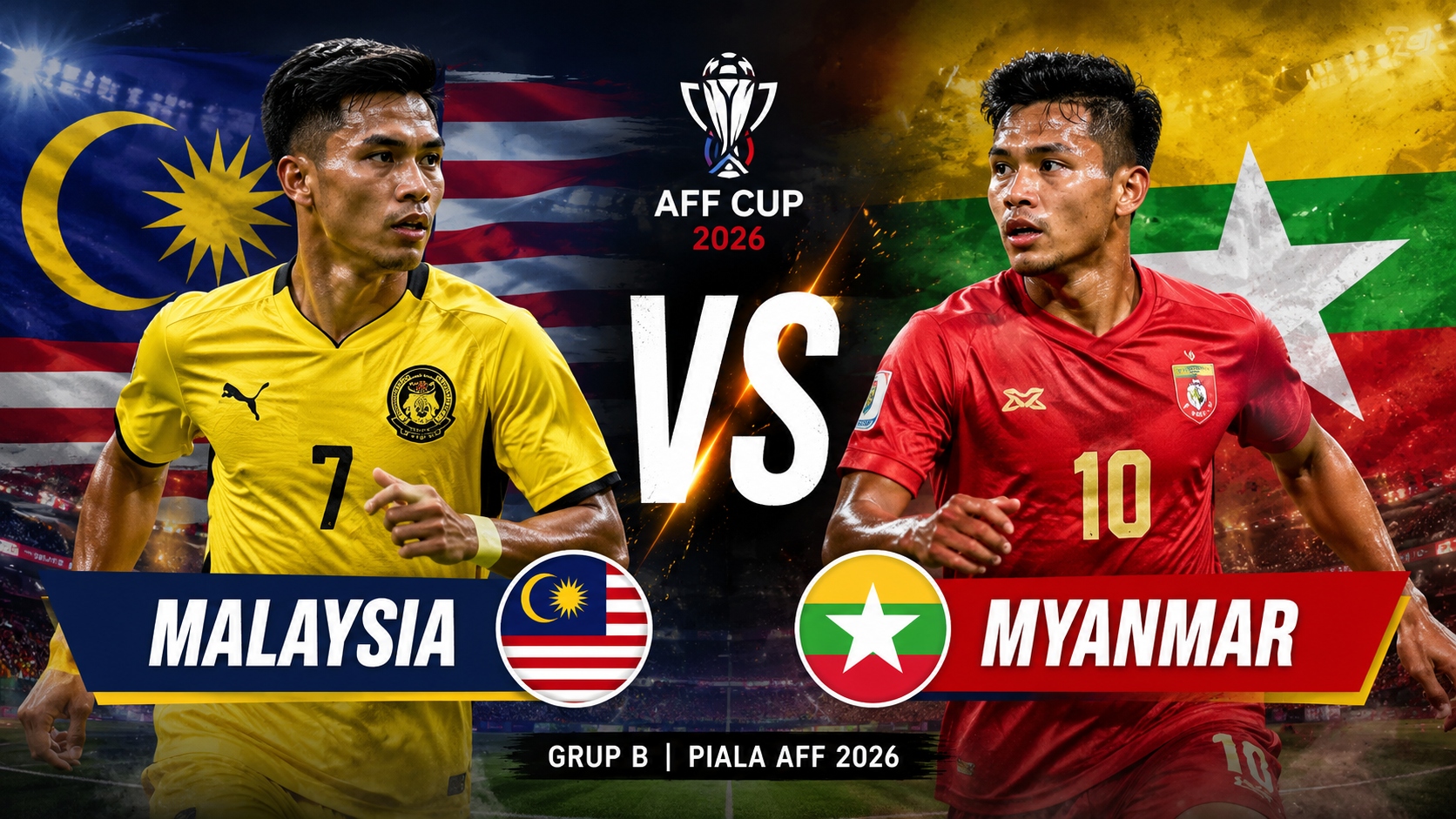 Malaysia vs Myanmar: Comeback Gila Malaysia di AFF 2026