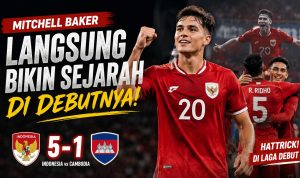 Indonesia vs Cambodia: Baker dan Haye Menggila, Skor 5-1!
