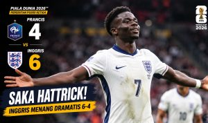 Prancis vs Inggris: Drama 10 Gol Berakhir 4-6