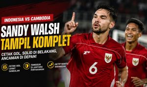 Indonesia vs Cambodia: Baker dan Haye Menggila, Skor 5-1!