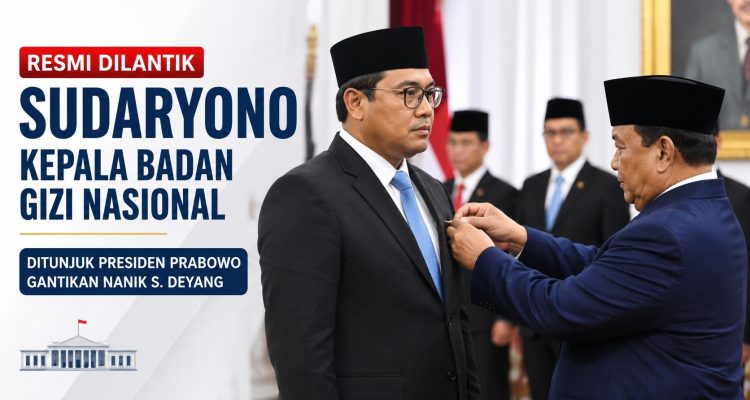 Sudaryono Resmi Pimpin BGN, Ini Profil Lengkapnya