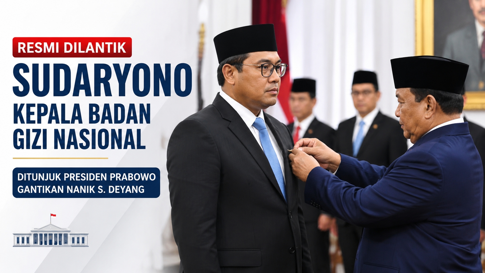 Sudaryono Resmi Pimpin BGN, Ini Profil Lengkapnya