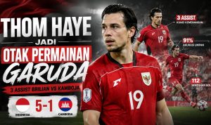 Indonesia vs Cambodia: Baker dan Haye Menggila, Skor 5-1!