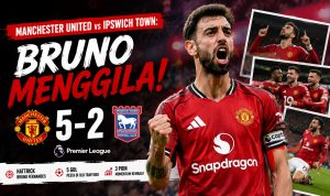Manchester United vs Ipswich Town: Bruno Menggila!