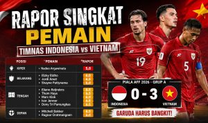 Timnas Indonesia vs Vietnam: Penyebab Garuda Tak Berkutik