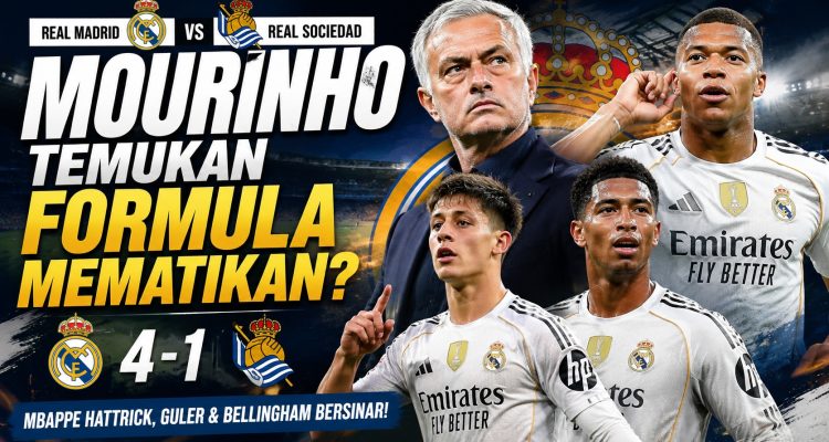 Real Madrid vs Real Sociedad: Mourinho Temukan Formula Mematikan?