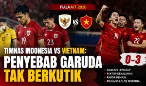 Timnas Indonesia vs Vietnam: Penyebab Garuda Tak Berkutik