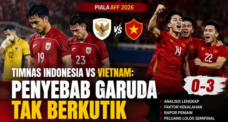 Timnas Indonesia vs Vietnam: Penyebab Garuda Tak Berkutik