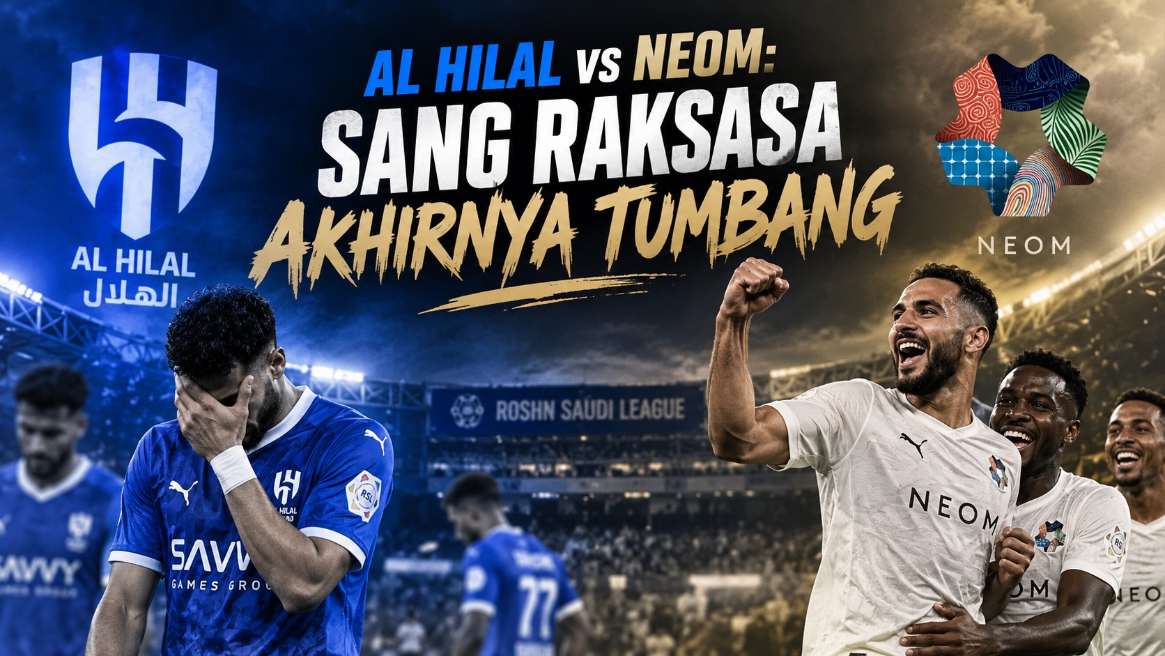 Al Hilal vs Neom: Sang Raksasa Akhirnya Tumbang