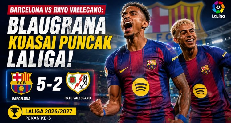 Barcelona vs Rayo Vallecano: Blaugrana Kuasai Puncak LaLiga