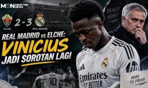 Real Madrid vs Elche: Vinicius Jadi Sorotan Lagi