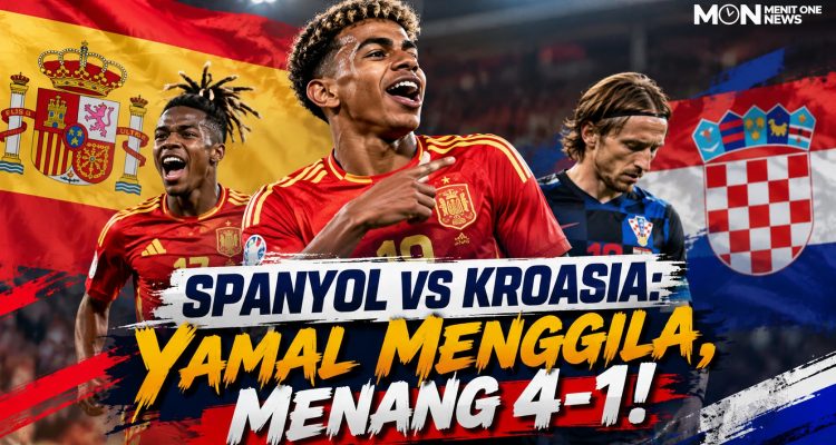 Spanyol vs Kroasia: Yamal Menggila, Menang 4-1!
