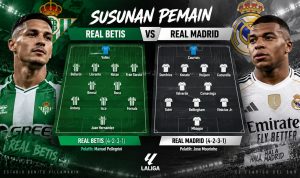 Real Madrid vs Real Betis: Mourinho Harus Gigit Jari