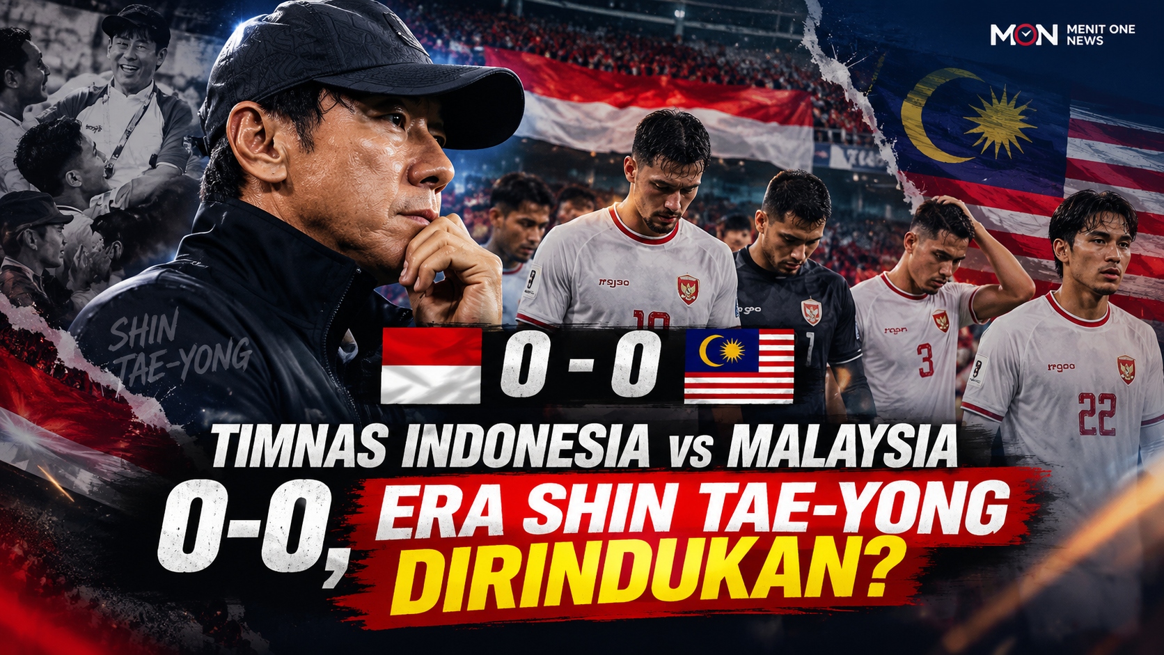 Timnas Indonesia vs Malaysia 0-0, Era Shin Tae-yong Dirindukan?