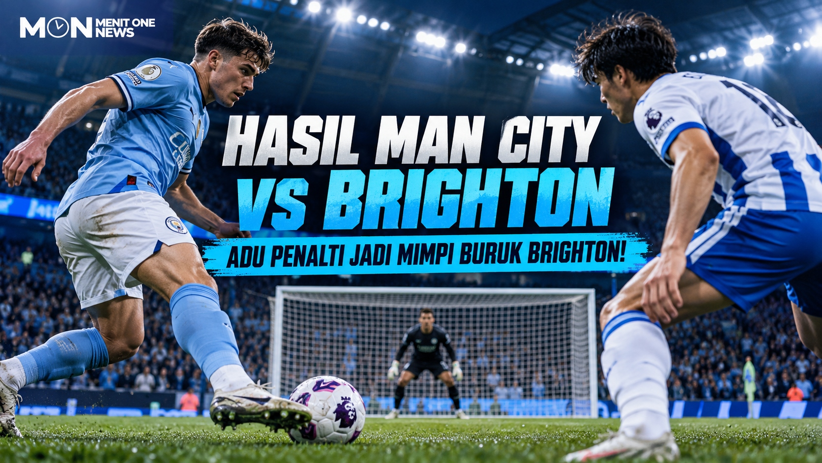 Hasil Man City vs Brighton: Adu Penalti Jadi Mimpi Buruk Brighton!