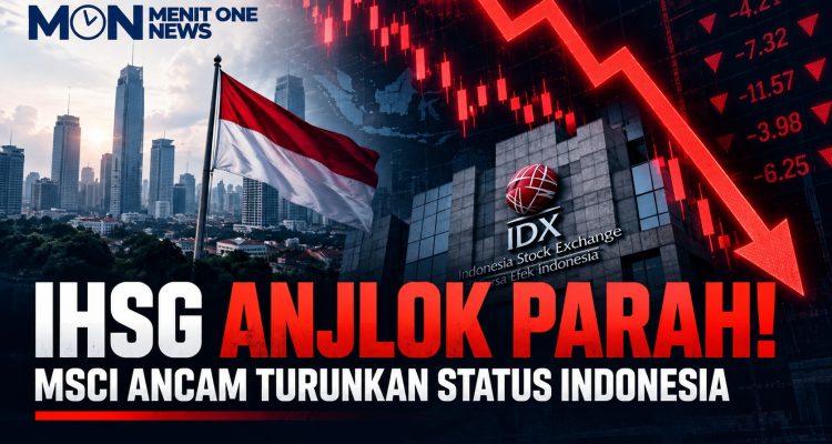 IHSG Anjlok Parah! MSCI Ancam Turunkan Status Indonesia