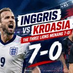 Inggris vs Kroasia: The Three Lions Menang 7-0!