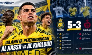 Al Nassr vs Al Kholood: Ronaldo Cetak 3 Gol dalam 15 Menit!