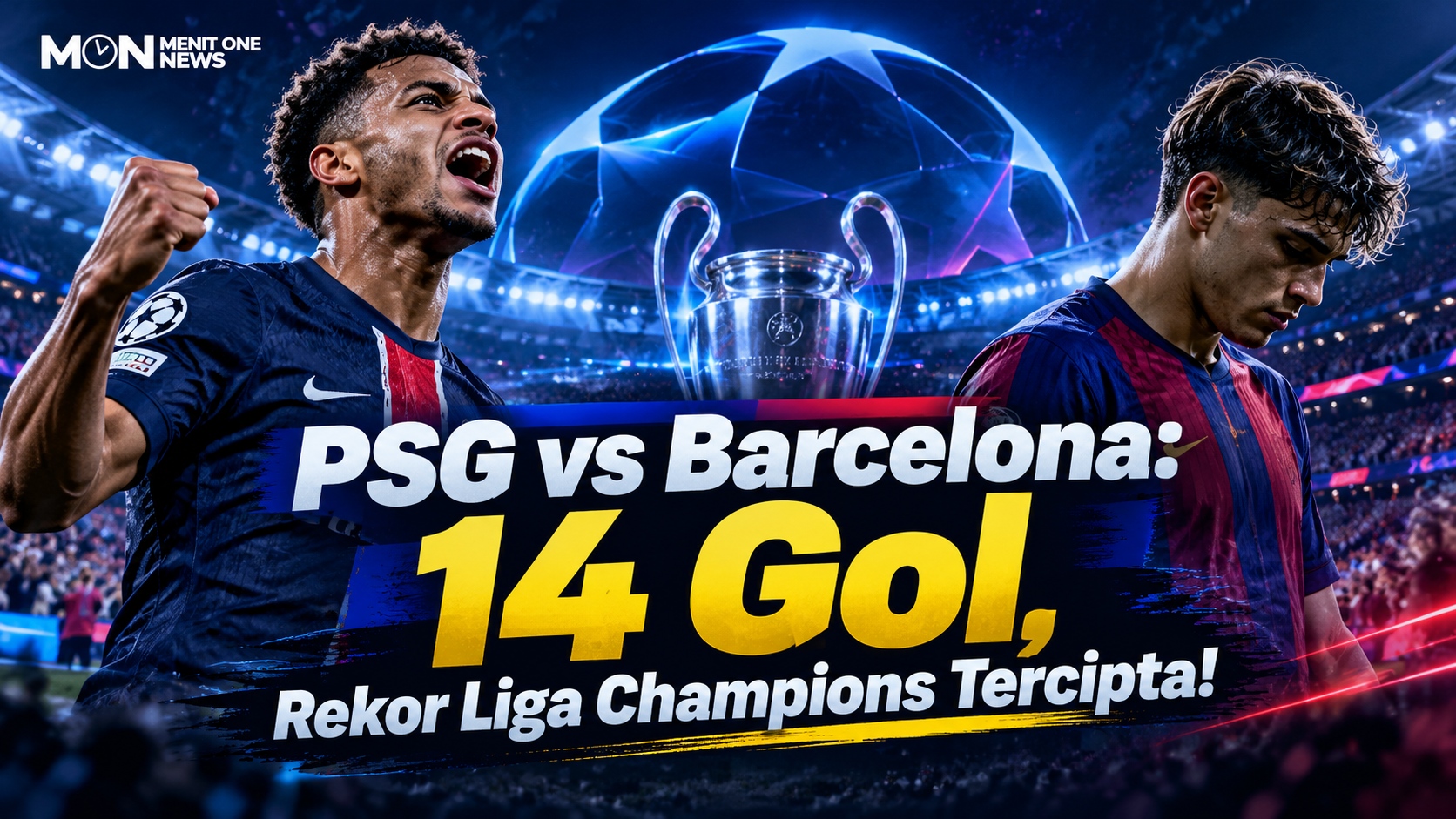 PSG vs Barcelona: 14 Gol, Rekor Liga Champions Tercipta!