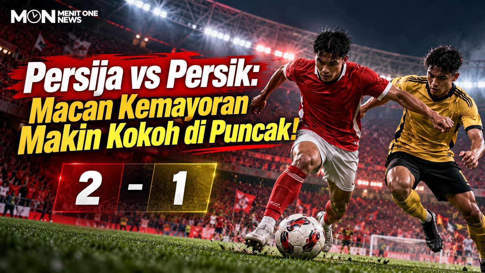 Persija vs Persik: Macan Kemayoran Makin Kokoh di Puncak!