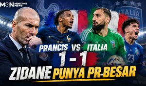 Prancis vs Italia 1-1, Zidane Punya PR Besar