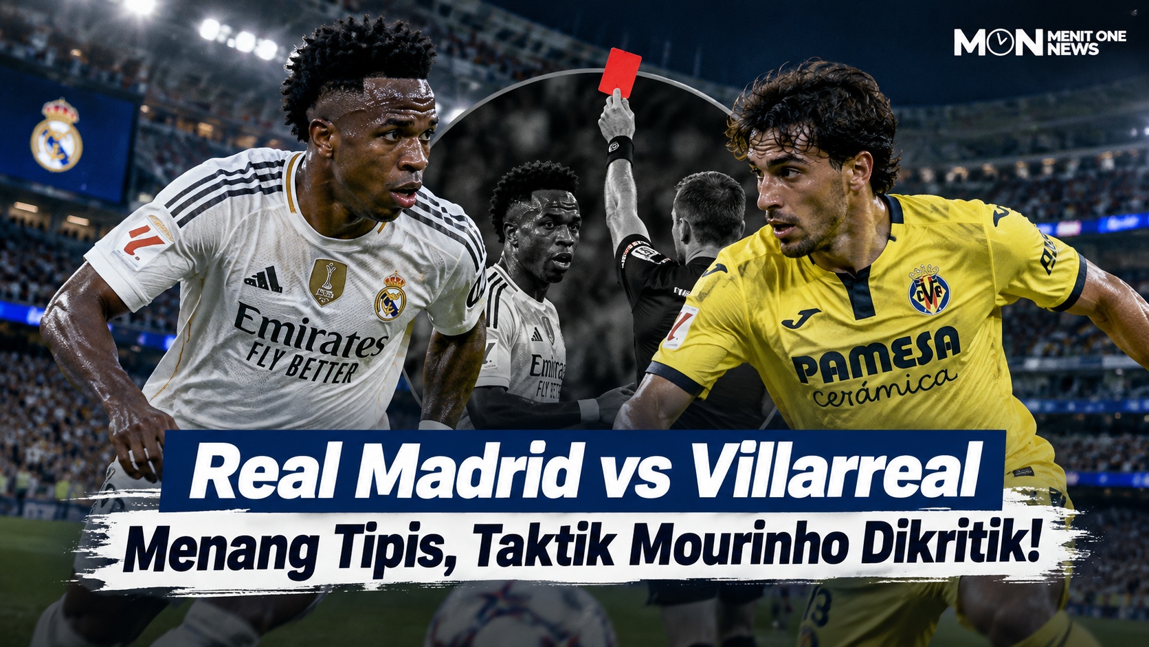 Real Madrid vs Villarreal: Menang Tipis, Taktik Mourinho Dikritik!