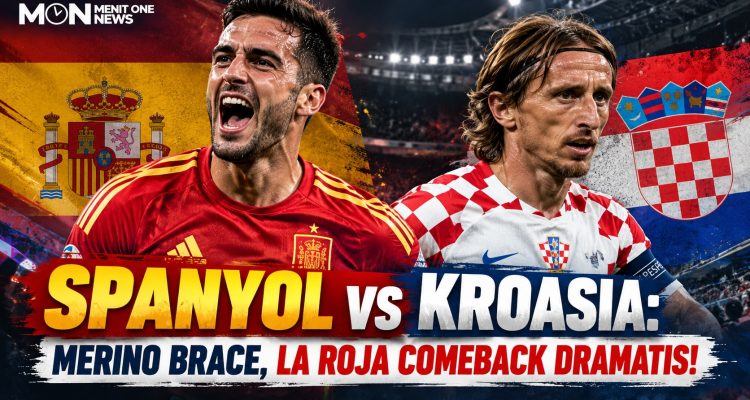 Spanyol vs Kroasia: Merino Brace, La Roja Comeback Dramatis!